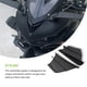 thumbnail image 3 of Kenally 1 par de piezas de alerón de modificación Universal con estilo de ala lateral de motocicleta Accesorios para motos Schwarz Kenally VI015236-01B, 3 of 6