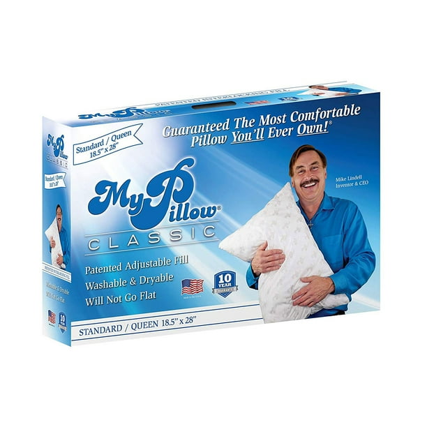 MyPillow Classic Series Foam Queen Sized Bed Deep Sleep Pillow, Green