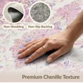 thumbnail image 6 of ODIKA 8'x10' Washable Area Rug Non-Shedding, Easy Care, Vintage Distressed Botanical Toile Faded Damask Ornate Scrolling for King Size Bedroom Under Bed, Master Suite, 6 of 7