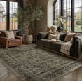 thumbnail image 3 of BERTHMEER 8'x10' Area Rugs for Living Room Large Vintage Taupe Carpets for Bedroom Office Machine Washable Farmhouse Dining Room Oriental Rugs Non Slip Traditional Distressed Rugs, 3 of 7