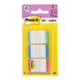 thumbnail image 1 of Tabs Post-it, 2,54 cm, con líneas, verde, azul y rojo, 22 pestañas por color, 1 of 9