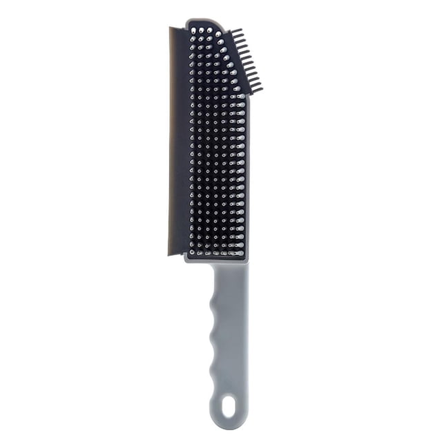 Cepillo De Limpieza De Ranuras Con Raspador Cepillo De Limpieza De Huecos Multifuncional Con Agujero Colgante Limpiador De Grietas Para Cocina Oficina Methold HA026628-02