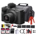 thumbnail image 1 of Canon PowerShot V1 4K Vlogging Camera | 1-Inch Sensor | Flip Screen | Face Tracking AF (6390C001) + 2 x 64GB Card + Photography Software + 3 x LP-E17 +More(International Model), 1 of 8