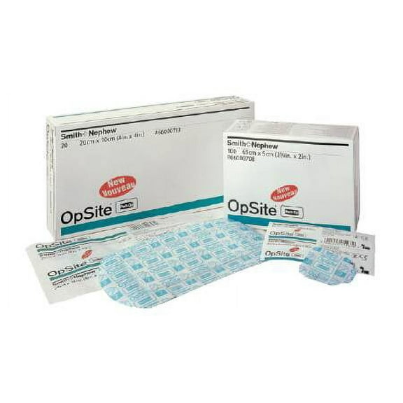 OpSite Rectangle 4-3/4 X 4" Sterile (#66000710, Sold Per Box)
