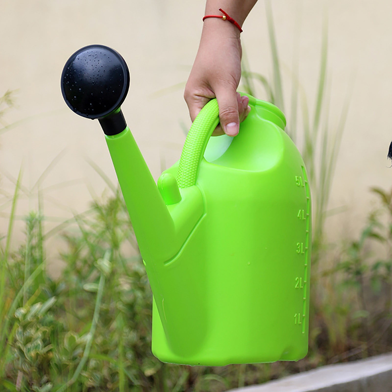 Loyerfyivos Watering Can for Indoor Plants, Garden Watering Cans for Outdoor Plant House Flower, Modern Plant Watering Can Large Long Spout with Sprinkler Head