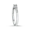 thumbnail image 2 of 1/3ct Three Stone Round Diamond Engagement Ring 14K White Gold, 2 of 4