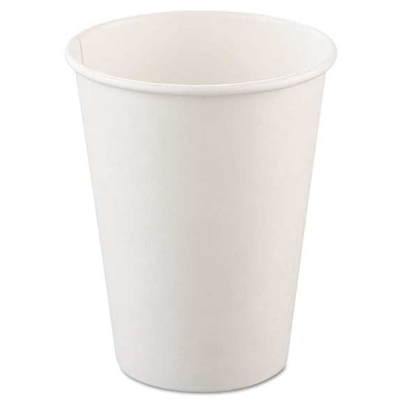 Solo Disposable Drinking Cup White Paper 12 oz. 1000 Ct 412WN-2050
