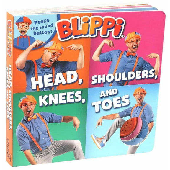 Blippi: Head, Shoulders, Knees, and Toes (Board Book)