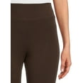 thumbnail image 5 of Time And Tru Women's High Rise Ankle Knit Leggings, 27" Inseam, Available in 2-Pack, 5 of 5