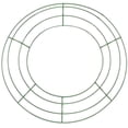thumbnail image 2 of Green Wire Metal Wreath Frame for Crafts - Create Floral, Glamorous, & Earthy Designs - Green (12" - 2 Pack), 2 of 8