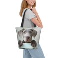 thumbnail image 2 of Disketp Adorable Puppy Portrait for Women’s Casual Shoulder Tote Bag Cross-body Handbags for Shopping, Travel and Daily Use, 2 of 6
