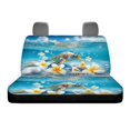 thumbnail image 6 of POLERO Underwater Sea Turtle with Plumeria & Seashells Design, Durable Universal Car Seat Cover Cushions Set of 2 Non-Slip Waterproof Auto Back Seat Protective Covers for Interior Automotive, 6 of 7