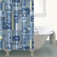 thumbnail image 4 of Pioneer Flower Floral Print Pattern Shower Curtain 84"x72", Bathroom Decorative Shower Curtain Set with 12 Hooks, Waterproof Washable, 4 of 6