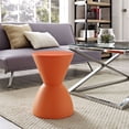 thumbnail image 3 of Modway Haste 17" Modern Polypropylene Plastic Storage Stool in Orange, 3 of 4