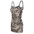 thumbnail image 5 of Ladies Elegant Sling Sleeveless Sexy Dress zebra-stripe, 5 of 6