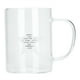 thumbnail image 1 of Taza de Vidrio Jadeshay Transparente 350ML Taza de Café Durabilidad Extendida, 1 of 8