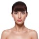 thumbnail image 1 of Pelucas con flequillo para mujer, peluca ondulada suelta con flequillo de cabello humano, flequillo con flequillo natural para niñas y mujeres, cabello artificial., 1 of 3