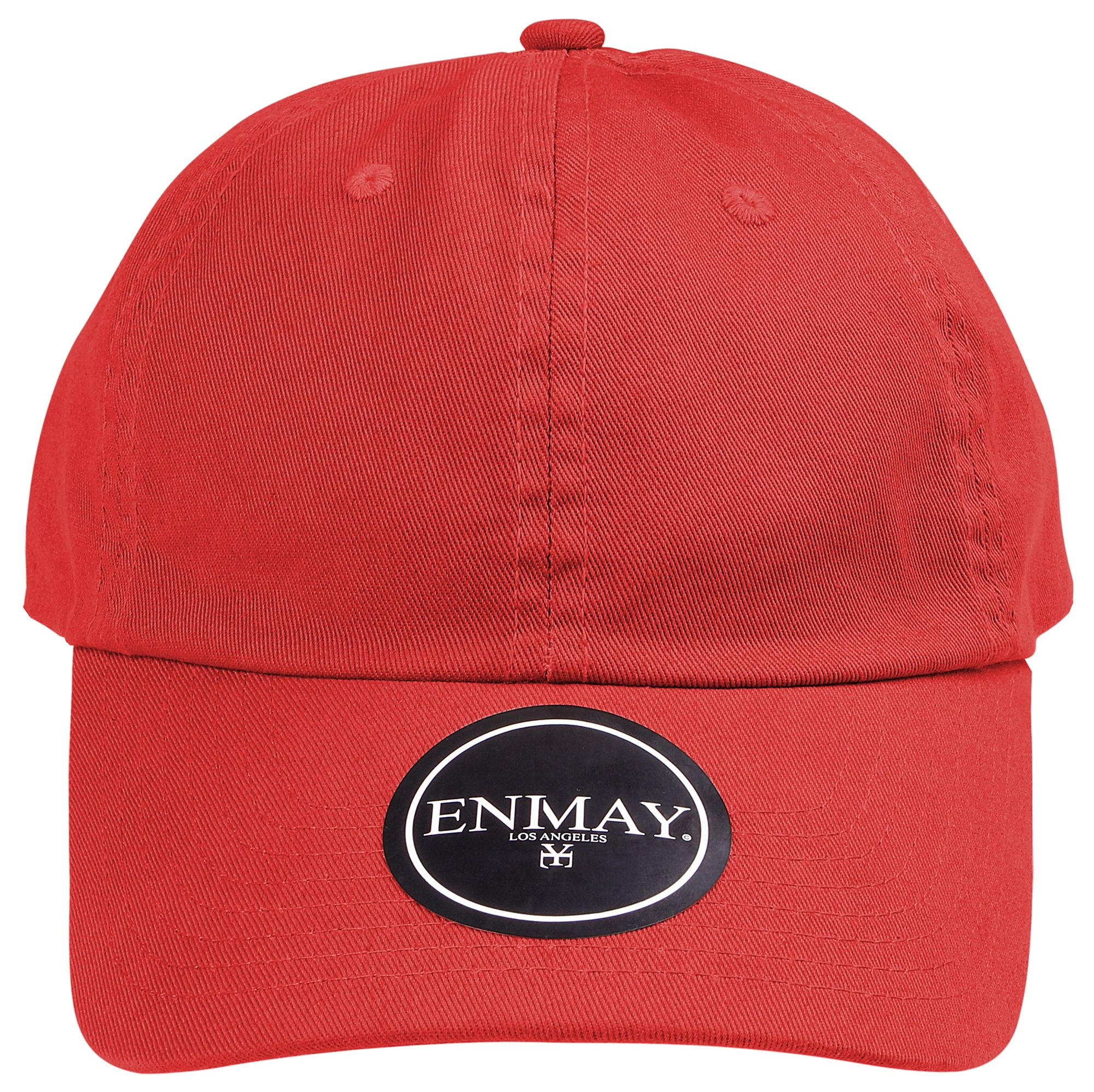 plain red baseball cap