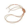 thumbnail image 1 of 39.37\" Natural Color Round Leather Cord Jewelry String Bracelet Making Rope - 1.5mm, 1 of 6