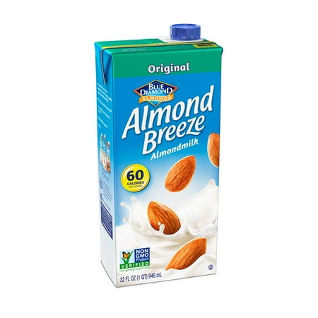 (4 pack) Almond Breeze Original Almondmilk, 32 fl (Best Almond Milk For Coffee)