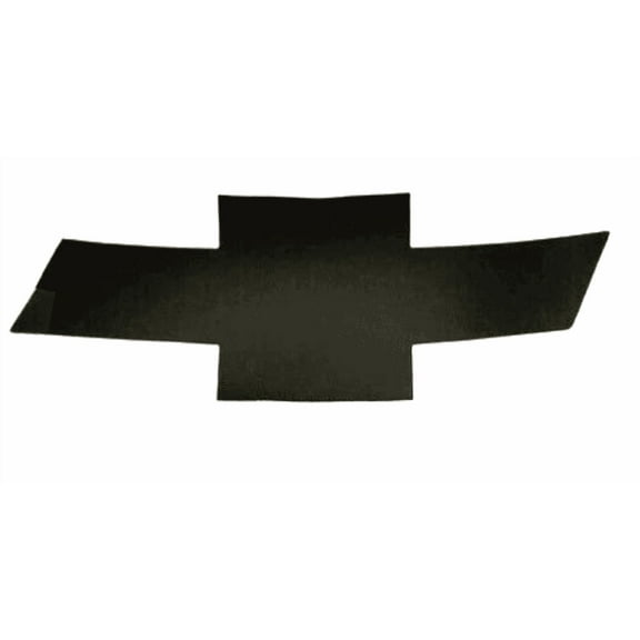 Flat Black Front Bowtie Overlay Decal For 2010-2013 Chevy Camaro Models