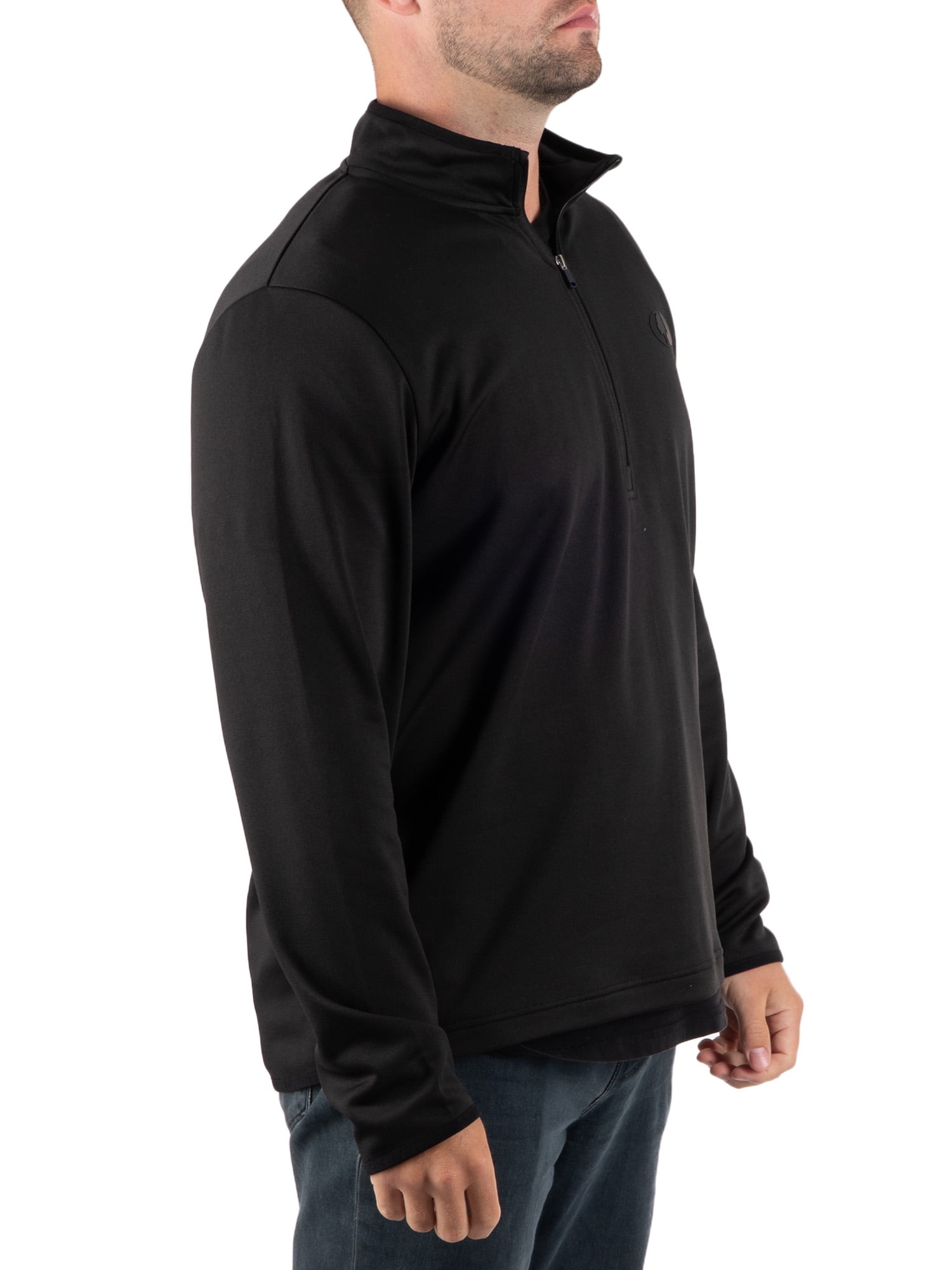 Mossy Oak Men's Fleece Quarter Zip Pullover Sweatshirt, Sizes S-2XL