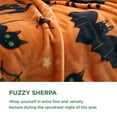 thumbnail image 4 of (2 pack) Cozy Comfort Halloween Fleece Throw Blanket, Printed Bat Decorative Blanket for Couch, 50x60 inches, 4 of 7