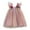 Pink, variant on XFHLMJFF Girls Dresses Toddler Sleeveless Embroidered Flowers With Wing Tie Holiday Dance Casual Dresses for 0-5 Years