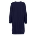 thumbnail image 6 of Summer Dresses For Women 2023 Casual Prints Off-Shoulder Strappy Long Sleeves Sweater Sun Dress, 6 of 7