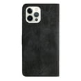 thumbnail image 2 of Compatible avec iPhone 15 Pro Étui Gaufré Papillon avec Portefeuille et Support, 2 of 5