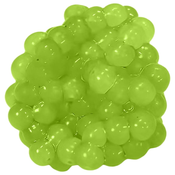 Fruit Grape Squishies Soft Cute Grape Squeeze Toy for Stress Relief, Mini Sensory Fidget for Anxiety, Easter Basket Stuffers, Birthday Party Favors for Everyone Green