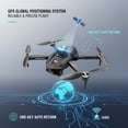 thumbnail image 4 of SEREE Drone with Camera 8K HD FPV 5G Brushless Motor 4.5" Screen Foldable RC Quadcopter Obstacle Avoidance Drone, 4 of 10