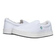 thumbnail image 2 of MaCae Unisex Canvas with Fur Slip on Fashion Shoe with Unique Sole Sneakers, White/New York, 5M/7W, 2 of 7