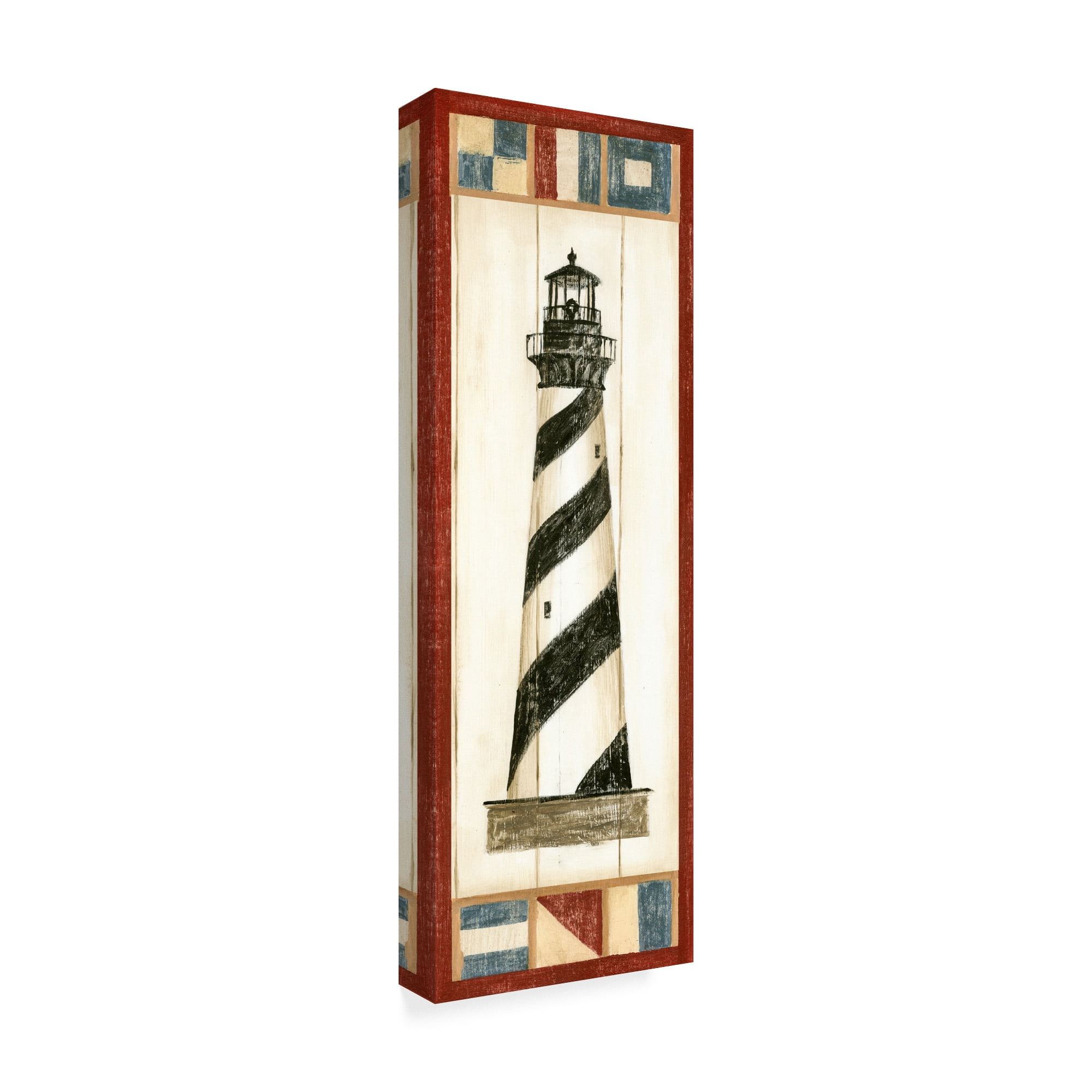 Trademark Fine Art 'Americana Lighthouse II' Canvas Art by Ethan Harper
