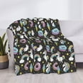 thumbnail image 4 of Throw Blanket for Couch, Cute Cartoon Rainbow Donut Super Soft Fuzzy Comfy Warm Throw Blanket, Cuteness Lightweight Cozy Plush Flannel Blanket & Throws for Sofa and Bed All Season, 4 of 5