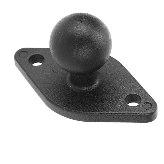 YAHHU 1‑Inch Aluminum Ball Mount Base – CNC‑Machined, Universal AMPS Hole for B‑Size 1″ Double Socket Arms, Rugged & Easy‑Install
