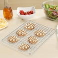 thumbnail image 5 of NOGIS Small Cooling Racks, 2-Piece Stainless Steel 9.8’’ x 7.5’’ Heavy Duty Grid Wire Rack for Baking Roasting Broiling Drying, Fits Small Toaster Oven, Non-Toxic & Durable, Dishwasher Safe, 5 of 7