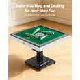thumbnail image 2 of VEVOR Automatic Mahjong Table with Wheels, 2 Sets of 42 mm Tiles (152 Pcs), Roller Coaster Style Mahjong-Table, Foldable and Automatic Shuffler, for Home, 2 of 9
