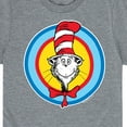 thumbnail image 3 of Dr. Seuss - Cat In Hat Smile - Toddler And Youth Short Sleeve Graphic T-Shirt, 3 of 6