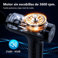 thumbnail image 4 of Pistola De Masaje  Bloosom 6 Velocidades 5000mah Pantalla Lcd Negro, 4 of 4