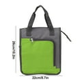 thumbnail image 3 of FAMTKT Insulated Picnic Bag Food Delivery Bag Foldable Insulated Cooler Bag Insulated Bag for Ice Cubes Vegetables, Womens Tote Bag, 3 of 7