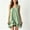 Green, variant on QUNYINEY Sleeveless Womens Sun Dresses A Line Mini Black Summer Tank Dress V Neck Casual Ruffle Loose Fit Dresses