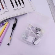Mini Office Supply Kits – Includes Mini Stapler,Scissors, Staple Remover, Staples, Tape Dispenser (White)