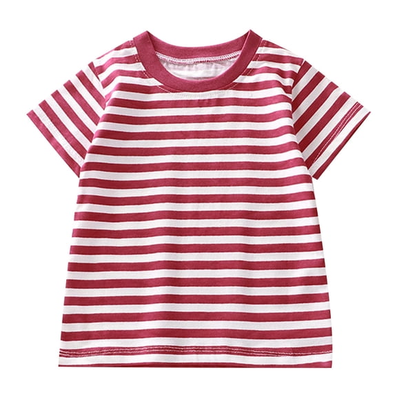 Boys Graphic Tees Size 10-12 , Boys Yellow Shirt , Girls Size 6 Shirts,Boys Summer Striped Short Sleeve Tee Children's Casual Comfortable Top