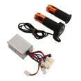 thumbnail image 1 of 12V 250W Motor Controller, Throttle Twist Grip Aluminum Alloy Shell Rubber Handle  For Electric Bicycle For Electric Motorcycles, 1 of 8