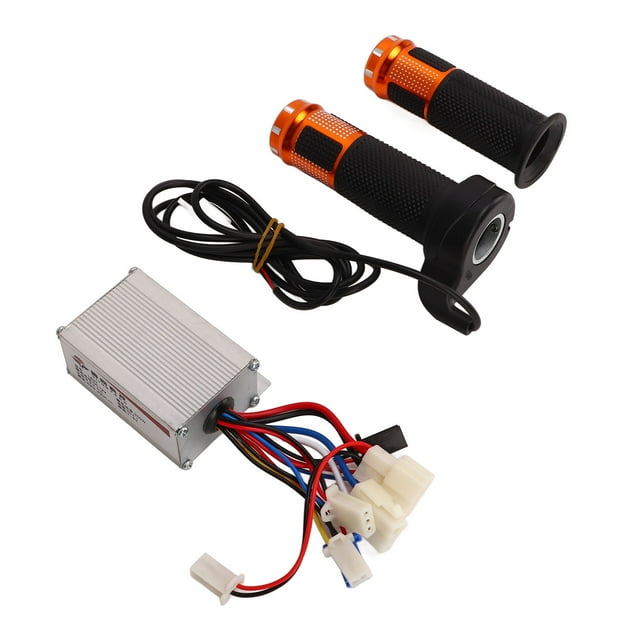 12V 250W Motor Controller, Throttle Twist Grip Aluminum Alloy Shell Rubber Handle For Electric Bicycle For Electric Motorcycles