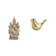 thumbnail image 1 of Estatua de , adorno católico, figura de la Santísima Virgen María, pájaros dorados, estatua de animal, resina duradera, adecuada par, 1 of 8