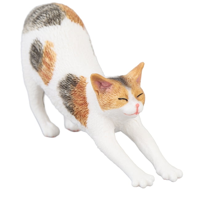 Figurine de Chat, Ensemble de Jouets Éducatifs Textures et Détails Complexes pour Enfants Garçons Filles, Figurines de Chaton Réalistes Adorables pour Enfants, Modèle de Chat Simulé Mignon