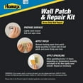 thumbnail image 3 of Homax Drywall Patch and Repair Kit, Wall Patch, 4"x4", White, 3 of 4