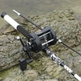 thumbnail image 4 of Sougayilang Conventional Reel and Fiberglass Fishing Rod Combo, Medium Heavy for Catfish Angling, 4 of 7